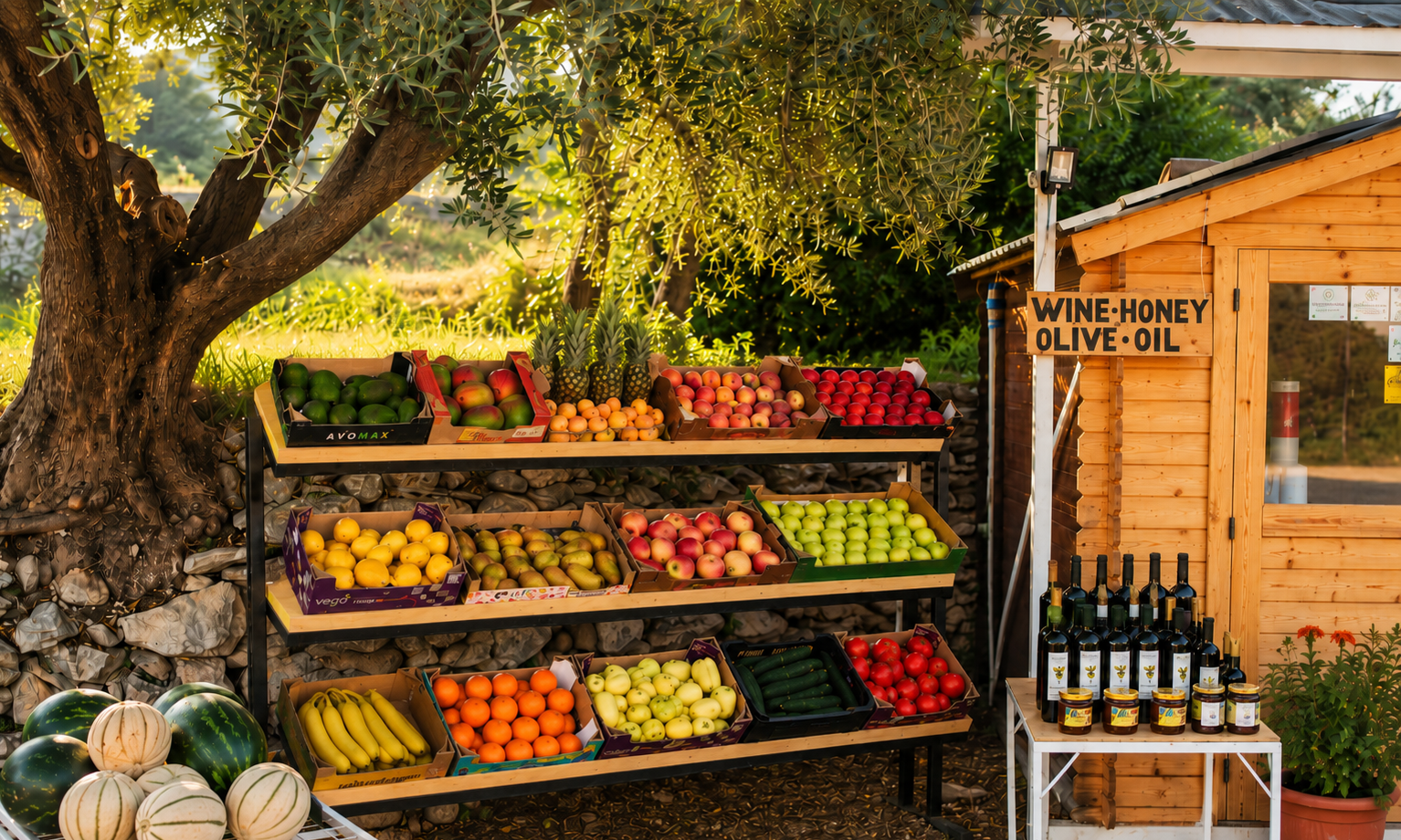 fruit-and-vegetable-stand 1 fruit and vegetable stand - Kremik Marina